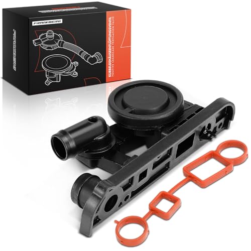 Frankberg Crankcase Oil Breather with Gasket Cylinder head Compatible with Golf V 1K1 A3 8P1 P.a.s.s.a.t 3C2 J.e.t.t.a III 1K2 TT 8J3 Altea 5P1 Replace# 06F129101N