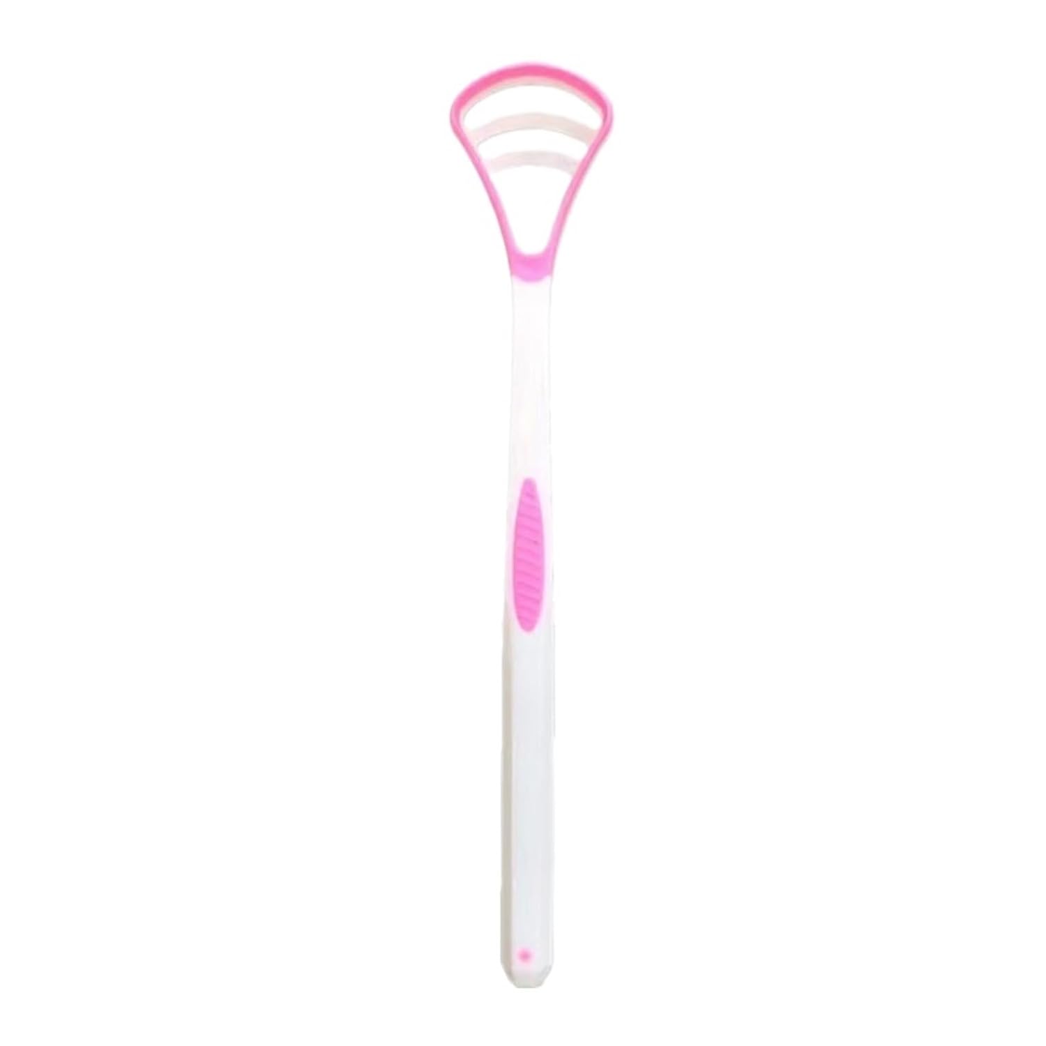 1PCS Silicone Tongue Scraper With Handle Double-sided Cleaning Brush Tool(Blue)