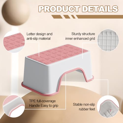 Image of 5 Inch Height Step Stool, 11.8 inch L x 7.5 inch W Toddler Step Stool