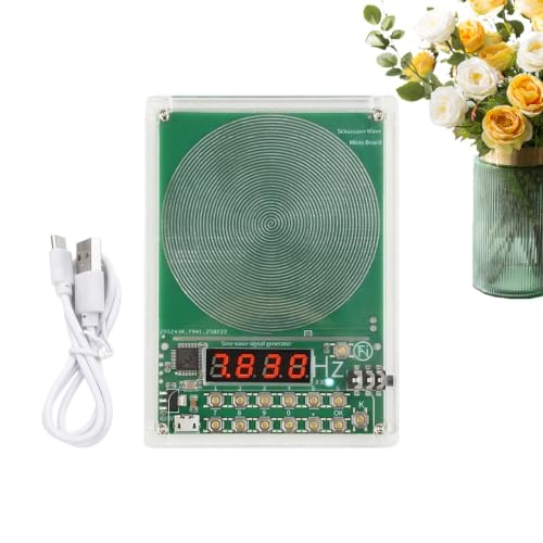 Calminity Frequency Generator | 7.83hz USB Powered Wave Device | 0.1hz-100000hz Adjustable Frequency Generator | for Meditation Sleep Bath Bed Home Health Traveling