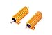LM YN 50 Watt 12 Ohm 5% Wirewound Resistor Electronic Aluminium Shell Resistors Gold (Pack of 2)
