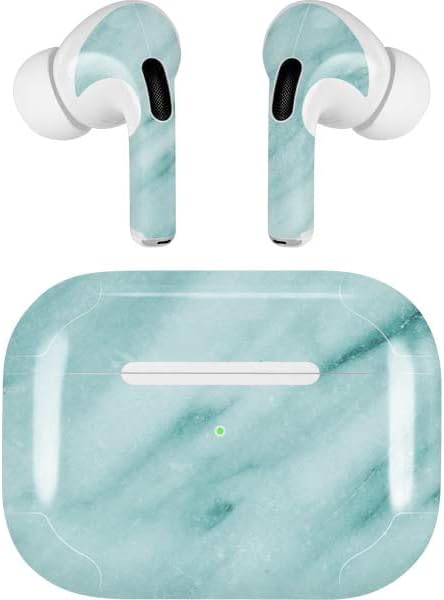 Skinit Decal Audio Skin Compatible with Apple AirPods Pro - Graphite Turquoise Design
