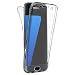 Produktbild N4U Online® Ganzkörper (Rücken Vorne) TPU Gel Schutzhülle Transparent Hülle für Motorola G5 Durchsichtig