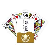 Quantité : 1 carte à jouer Sweet Love Jeu de cartes de poker avec citation en anglais