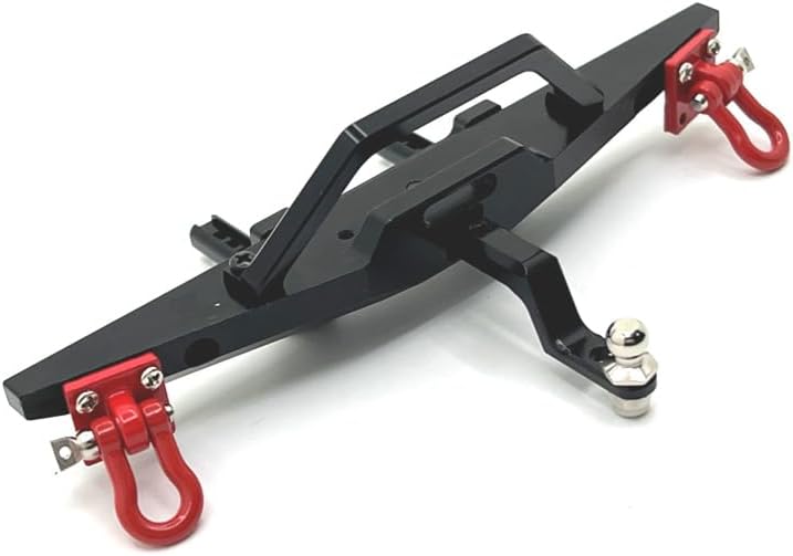 1/12 MN82 LC79 Remote Control Car Parts Metal Upgrade Front Bumper Guard(Black)