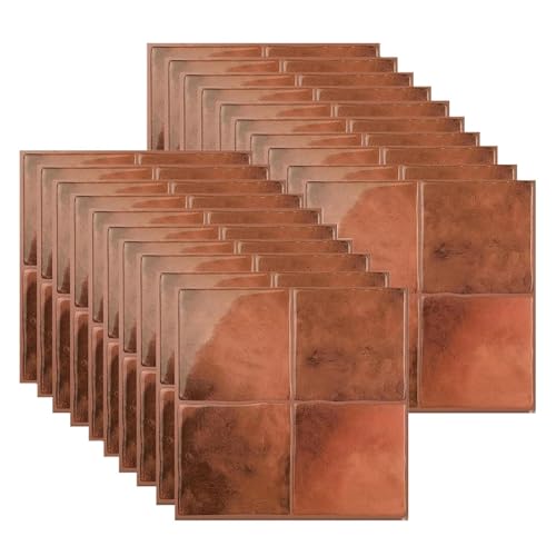 Azulejos autoadhesivos para salpicaduras que renuevan paredes de cocina 10pcs 4