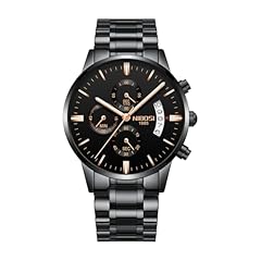 Black dial rosegold hand