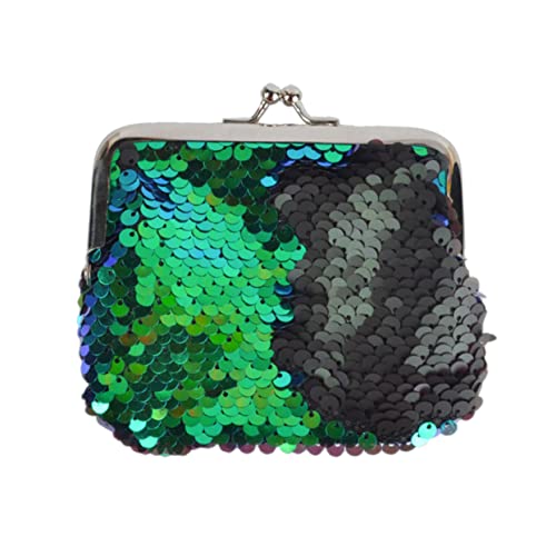 3pezzi Portamonete Mini Paillettes Glamour Per Ragazze Portafogli Per Monete Chiavi e Piccole Per Compleanni e Speciali