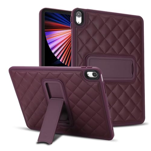 Étui iPad Pro 11 M5 2025 bordeaux coque antichoc en cuir rigide