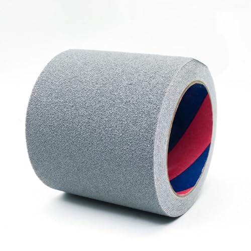 滑り止めの高い牽引力滑り止めトレッドベルト 階段用粘着滑り止めグリップテープ マルチカラー 2-6インチ x 5m(Gray W 4in)