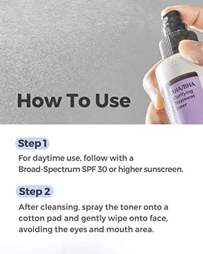 COSRX AHA/BHA Clarifying Treatment Toner, 150ml | Exfoliating Facial ...