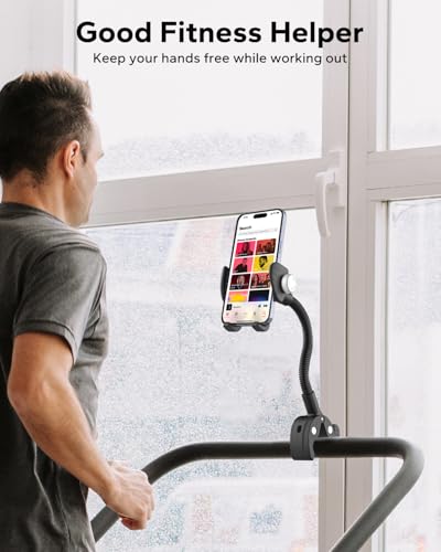 Support de téléphone pour fauteuil roulant anti-vibration et orientable - 5