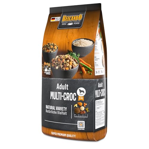 Belcando Adult Multi-Croc [1 kg] | Trockenfutter für Hunde mit Gemüsechips & Nudeln | Alleinfuttermittel für ausgewachsene Hunde ab 1 Jahr – Ansicht 3