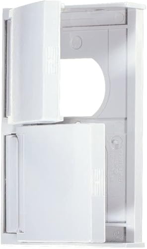 Placa Oulet de cubierta a presión de diseño de RV, resistente a la intemperie, eléctrica de CA Blanco