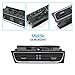 Air Conditioning Vent Cover Car Front Dashboard Middle Left Right Vent Outlet Grille Assembly Fit For Audi A4 B8 A5 2009-2016 8KD820901 8KD820902 Dashboard Vent(LHD Middle)