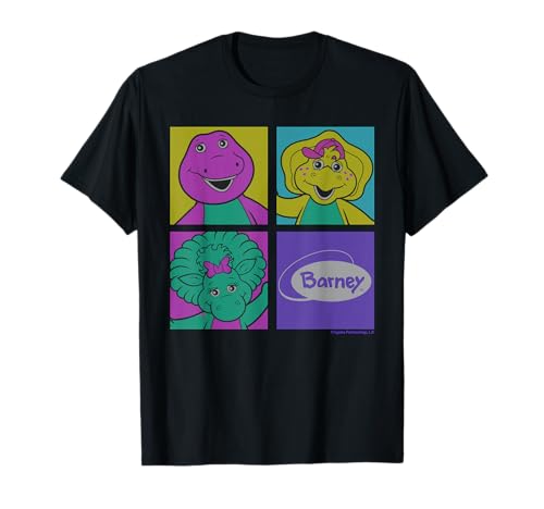 Barney BJ Baby Bop Color Pop Squares T-Shirt