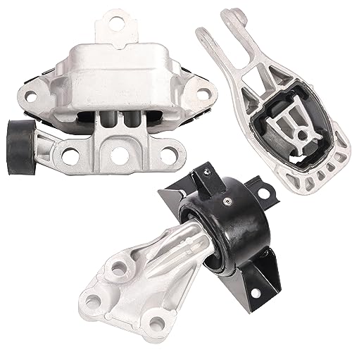 Engine Motor and Transmission Bracket kit Fit for Chevy Sonic 2013-2016, Auto Motor & Trans Mount Sets # 3386/3293/3399, 95870474/ 95248684/ 95474687