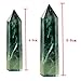Jannyshop Fluorita Columna Cristalina Verde Natural Columna de Cristal Adorno Cuarzo Cristal...
