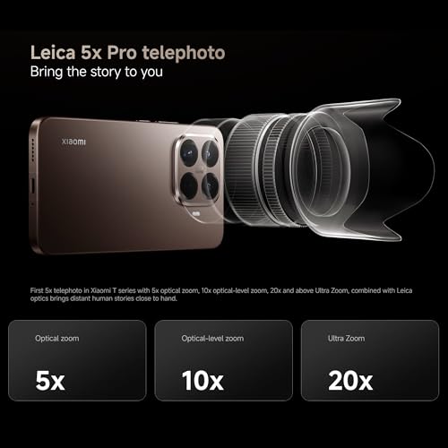 Xiaomi 15T PRO Ai 5G (Compatible with Tmobile Mint Tello & Global) (512GB + 12GB) NFC Global ROM Unlocked 50MP Triple Pro Leica Cam eSIM 6.83" 144Mhz Model 2506BPN68G Liberado (Gray) - Image 4