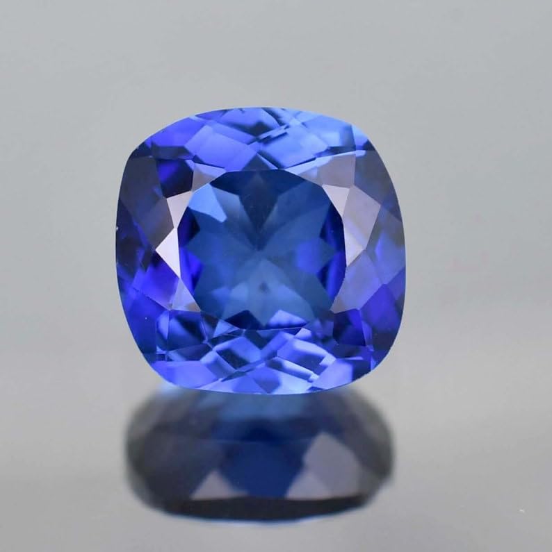 Saphir bleu véritable 16x16mm, la solution pour réussir vos bijoux faits main