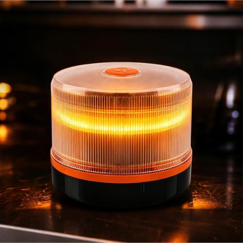 Luz estroboscópica exterior con base magnética potente 3