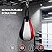 uxcvvzz Leather Speed Ball, Boxing Training Speed and Accuracy Training Ball,Muay Thai Boxing Training Kicking Martial Arts Training Home Gym Speed Ball,Red
