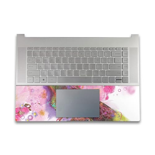 Image of Glossy Glitter Gaming Skin Compatible with HP Envy x360 16 inch (2023) - Hippie Butterfly - Premium 3M Vinyl Protective Wrap Decal Cover - Easy to Apply | Crafted in The USA by MightySkins