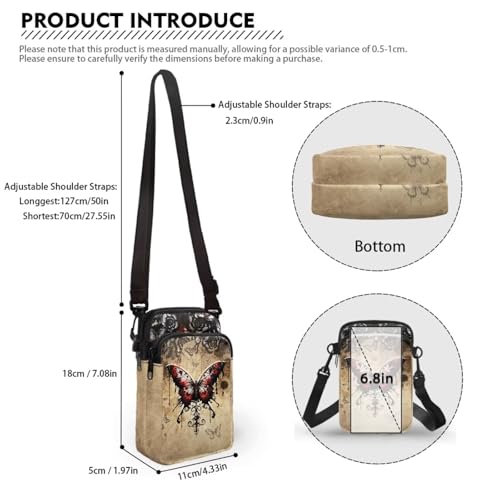 Image of Lightweight Small Crossbody Bags Cell Phone Purses Travel Pouch Shoulder Bag for Women