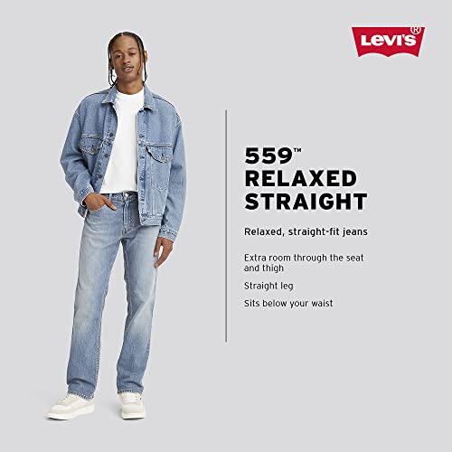 Levi's Men's 559 Relaxed Straight Jeans (Also Available in Big & Tall), (New) Ocean Blues, 31W x 30L by Levi's - Used condition - Image 4