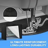 AOOWU 3 Seater Garden Swing Seat Cover, Waterproof Heavy Duty Oxford Fabric Swing Chair Covers, Windproof Anti-UV, Large Outdoor Garden Hammock Cover with Zips, 220x170x135cm, Black - Image 4