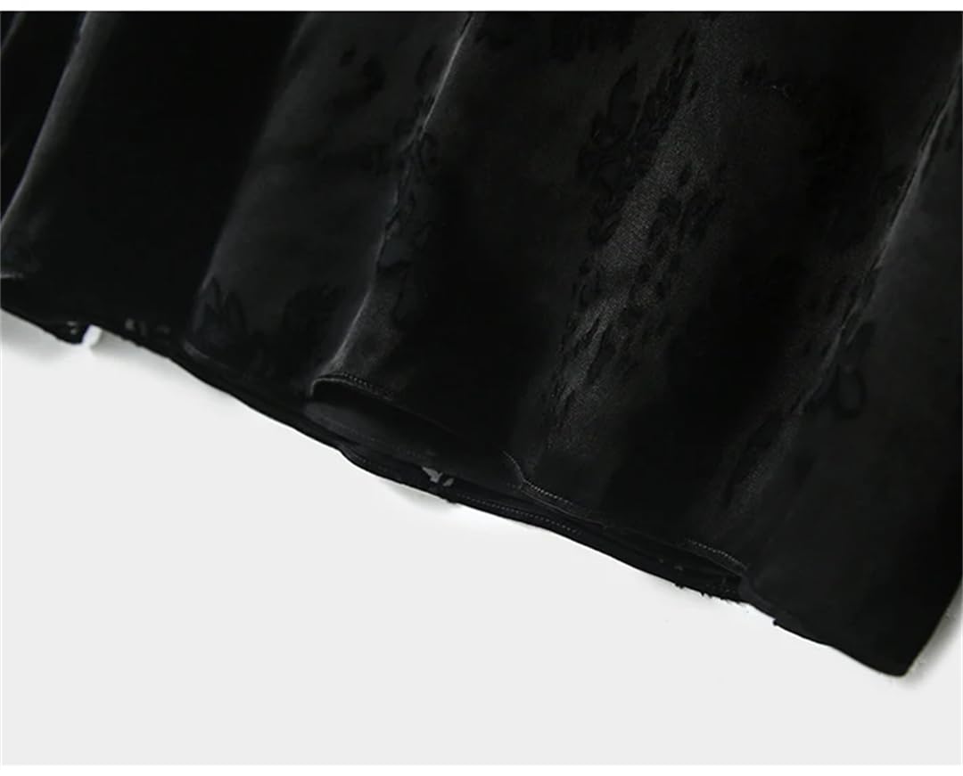 Disimlarl Camisa de seda de manga larga para mujer, blusas de temperamento para oficina, camisas casuales