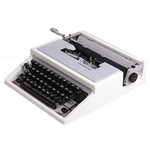 [Día del Padre][Clásico Atemporal] Máquina de Escribir Manual Vintage, máquina de Escribir Manual Vintage Totalmente mecánica, creación Artesanal Retro, educación sobre principios mecánicos