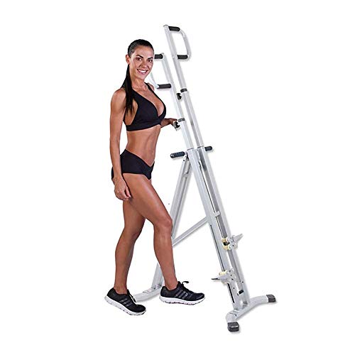Image of Vertical Climbing Exercise Machine Climber Fitness Equipment for Home Gym-Non-Stick Grips-Adjustable Height&LCD Display-