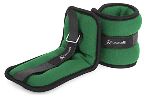 ProsourceFit Ankle Wrist Weights 1 lb. - Green