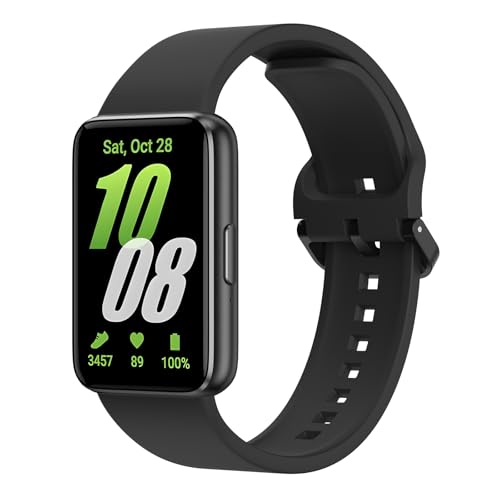 Image of Tobfit Strap Compatible for Samsung Galaxy Fit 3 (Watch Not Included), Flexible Premium Adjustable Watch Band for Galaxy Fit3 2024 SM-R390 Men & Women