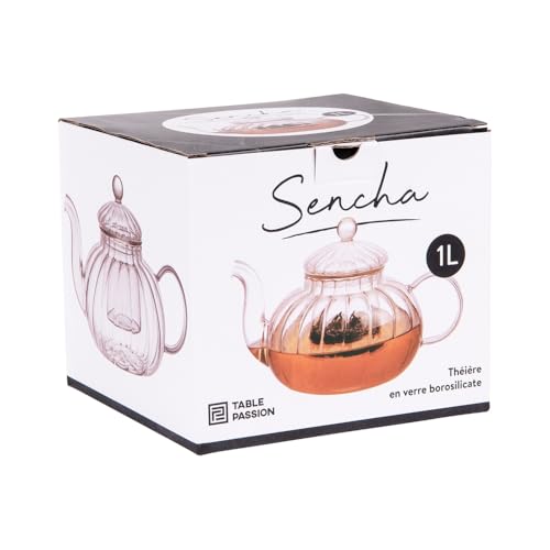 Théière Sencha Table Passion en verre borosilicate épuré - 3