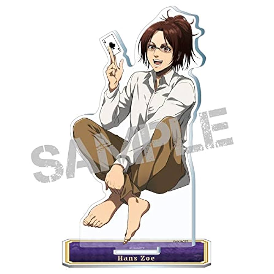 進撃の巨人 ハンジ アクリルスタンド キャラアクリルフィギュア「進撃の巨人」17/座りver. ハンジ