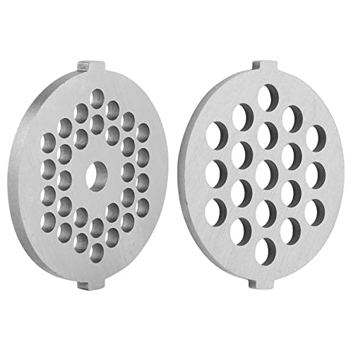 Piezas de picadora de carne con orificio de 5mm/7mm, aparato de cocina, trituradora de carne, placa de picadora, cuchillo de disco(5mm hole)