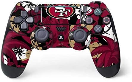 Miniatura 6 de Skinit Decal - Skin para PS4 Pro y controlador delgado, con licencia oficial de la NFL San Francisco 49ers Zone Block