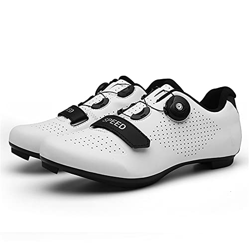 Zapatillas de ciclismo para indoor Peloton y ruta con tacos compatibles Look Delta SPD 6