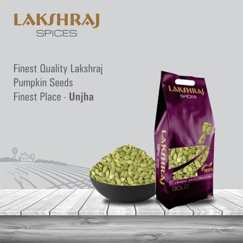 Image of LAKSHRAJ SPICES Healthy Premium Pumpkin Seeds, Chia Seeds, Flax and Sunflower Seeds, Quality for Cooking, Seasoning, and Spices (1 KG Each, Superfood Combo)