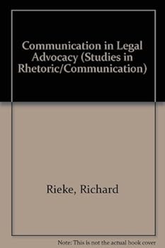 Hardcover Communication in legal advocacy (Studies in communication processes) Book