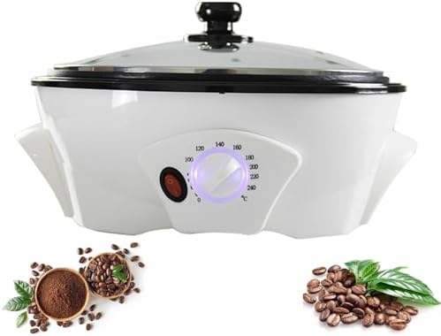 Torrador de grãos de café pequeno, torrador de café elétrico de 1...