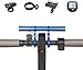 SOULBEST Manillar Bicicleta Extensor - Barra de extensión de Manillar para Bici,Soporte de Extensión con Abrazaderas Dobles para Luz de Bicicleta MTB, GPS,Teléfono,Velocímetro (Azul-20cm)