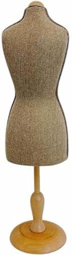 Miniatura 2 de Soporte de exhibición de joyería de mini jersey blanco para vestido de maniquí de torso