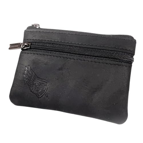 Rugged Leather Rosary Pouch (Stealth Black)