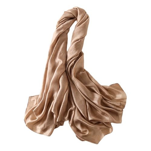 Alexis Leroy 70.9 * 37.4 Inch Satin-Feel Shawl Solid Color Lightweight Wrap for Women, Evening Cover & Travel Easy Care