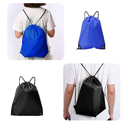 LMOGWL 2-pack drawstring backpack, PE bag with drawstring, fitness bag, swimming bag, drawstring backpack, travel bag - Image 4