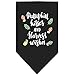 Mirage Pet Products Pumpkin Kisses Screen Print Bandana Black Small