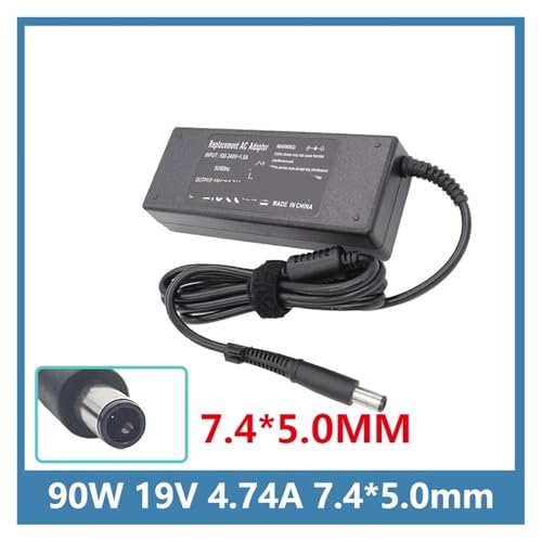 Cargador de CA de 90W 19V 4.74A para portátil con cable de alimentación resistente 2